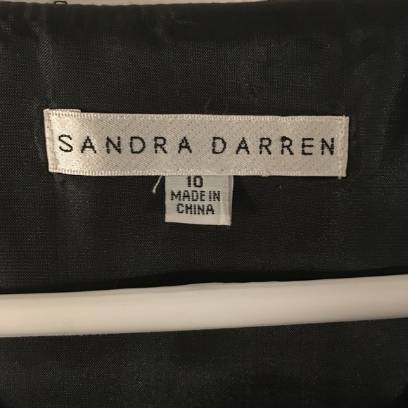 VINTAGE- Sandra Darren Gray Sheath Dress - Picture 4 of 7